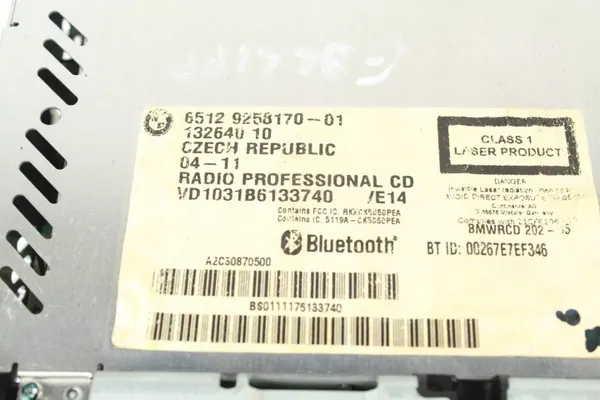 BMW OEM 9258170 Radio für E92 Coupé 2008-2013 image 3