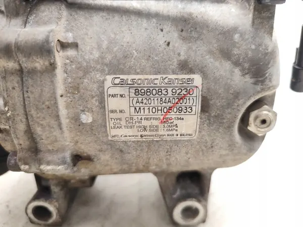 Compressore A/C Isuzu Rodeo 2.5 DiTD 4x4 Diesel 2011 OEM image 7