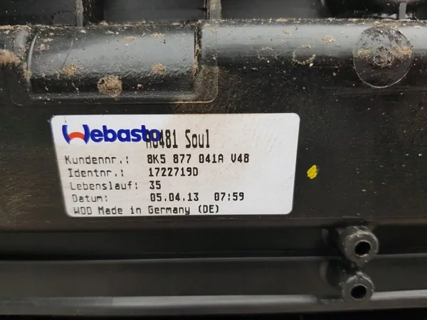 Audi A4 B8 Taklucka OEM 8K5877041A - Begagnad image 5