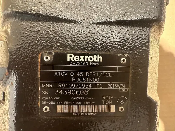 Pompe hydraulique Rexroth A10V045DFR152L-PUC61N00 image 8