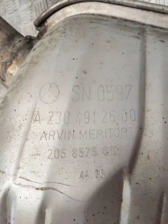 Mercedes-Benz Schalldämpfer OEM A2304912500 Gebraucht image 9