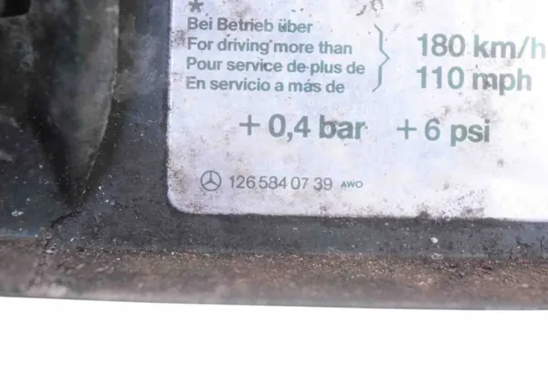 Polttoainesäiliön kansi OEM 1265840739 Mercedes-Benz S W126 image 6