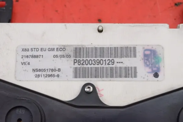 Compteur Opel OE P8200390129 pour Vivaro A 1.9 CDTI image 3