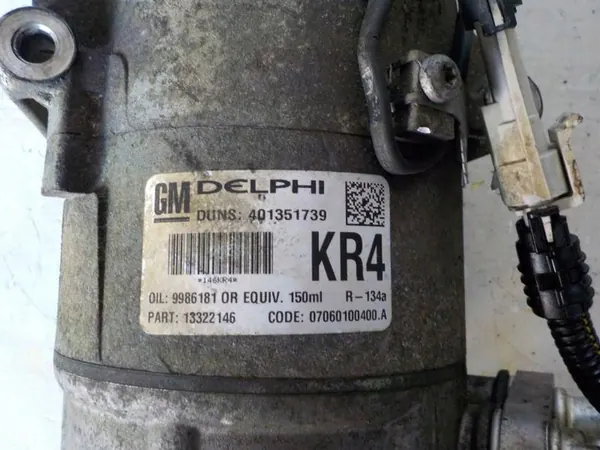 OPEL ASTRA H GTC Ilmastointikompressori 13322146 KR4 image 2