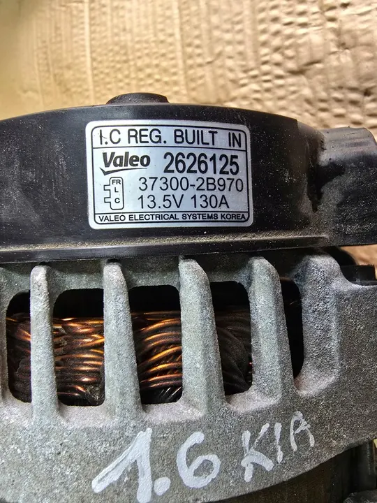 Vaihtovirtageneraattori Kia Hyundai 1.6 GDI 130A 37300-2B970 image 5