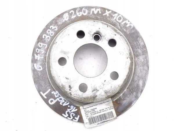 OEM 6799383 Takajarrulevy 259mm MINI F55:lle image 2