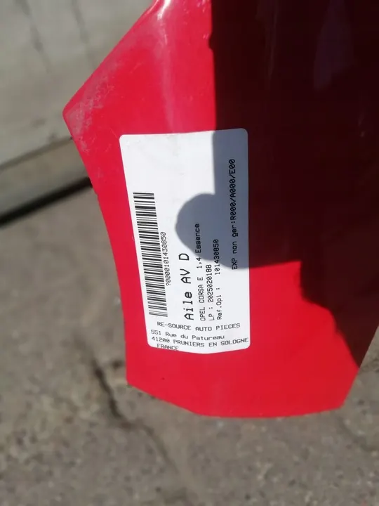 Parafango anteriore destro Opel Corsa E 2014- OEM 13434577 image 2