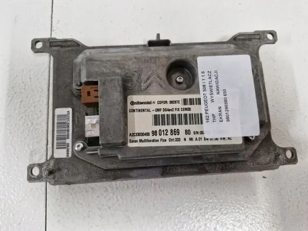 OEM 9801286980 Navigatiescherm voor Peugeot 508 I 1.6 THP image 4