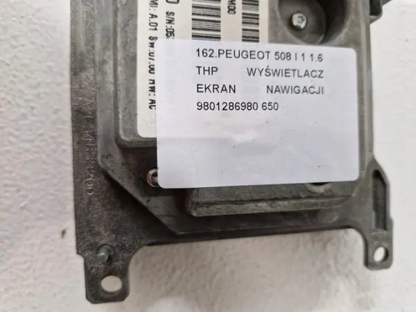 OEM 9801286980 Navigatiescherm voor Peugeot 508 I 1.6 THP image 6