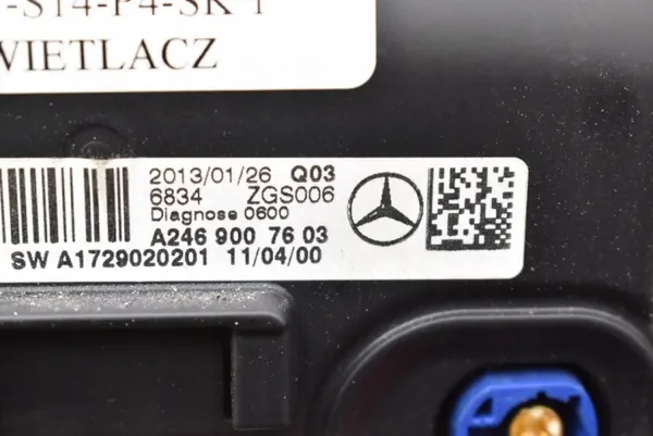 Display A2469007603 für Mercedes CLA C117 2013-2016 image 7