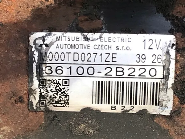 Motor de arranque KIA CEED 1.4 100KM 2012-2018 36100-2B220 image 5