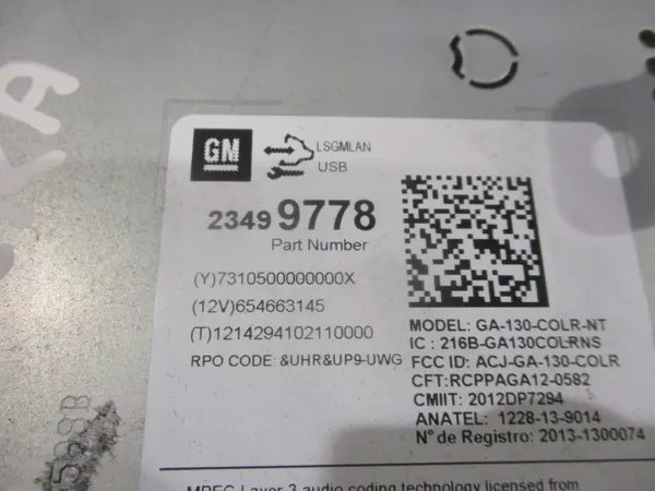 Käytetty Opel OE navigointiyksikkö OEM 23499778 image 6