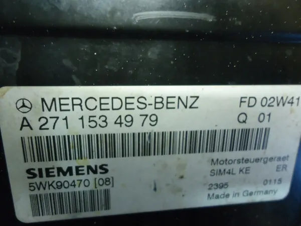 Mercedes Moottorin ECU A2711534979 C W204 1.8K image 3