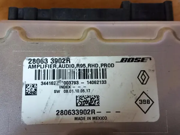Renault Audio-Verstärker OEM 280633902R - Gebraucht image 3