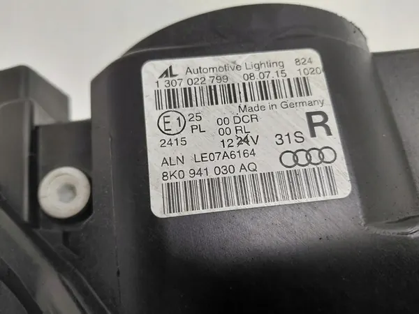 Audi A4 B8 8K0 Faro Derecho Xenón image 3