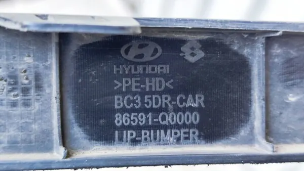 Spoiler do para-choques dianteiro OEM 86591-Q0000 para Hyundai i20 image 9