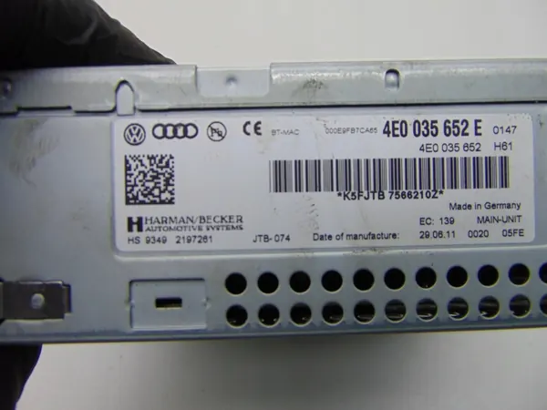 Lecteur Navigation Audi A6 C6 Avant OEM 4E0035652E image 3