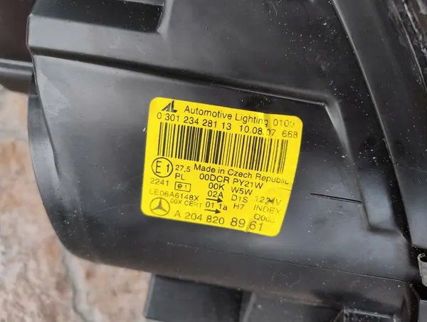 Linker Xenonkoplamp Mercedes W204 2008-2011 A2048208961 image 5