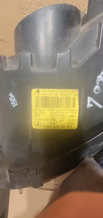 MERCEDES C-KLASA W204 LINKER VOORLICHT A2048200161 image 10