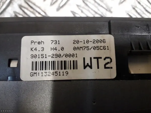 Module climatisation Opel Zafira OEM 13245119 image 3