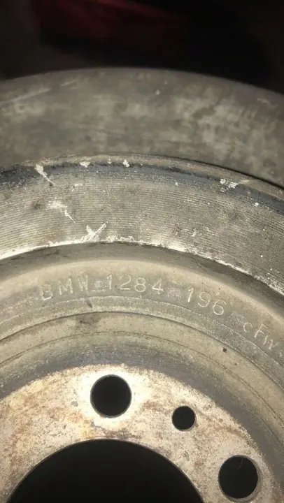 Polia virabrequim BMW OEM 1284196 para E34 524td image 4