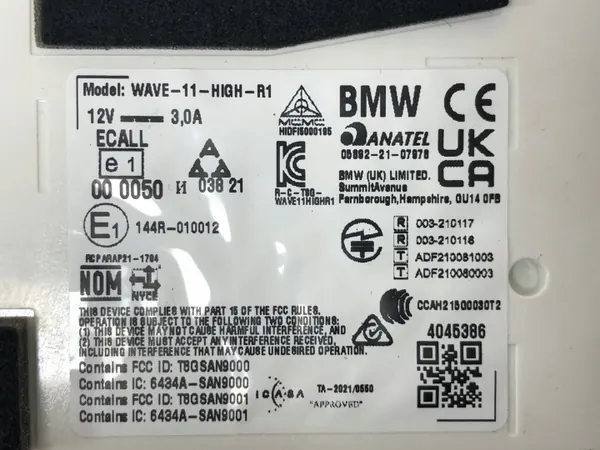 Telematikstyrenhet OEM 84105A6CDF3 för BMW i4 G26 image 8