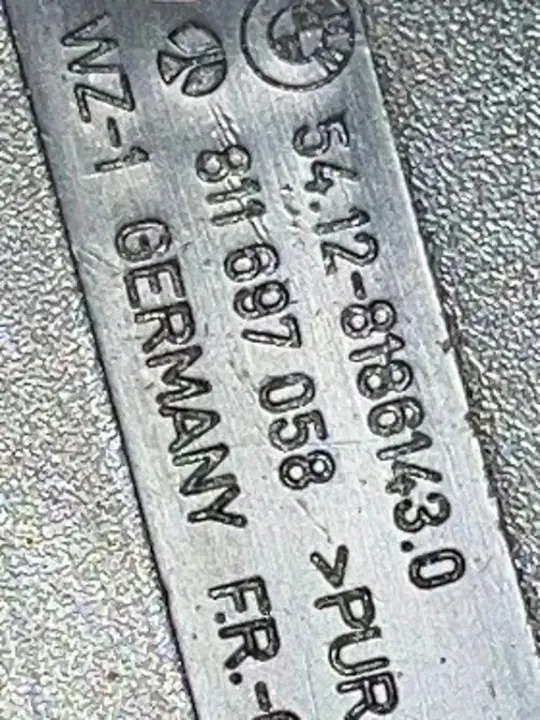 Toit ouvrant vitré BMW OE 8186143 d'occasion pour Série 5 E39 image 3