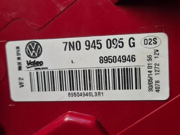 Lámpara trasera izquierda VOLKSWAGEN SHARAN 10- 7N0945095G image 3