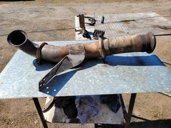 OEM 032657874106 Volvo FE D7E Avgasrörskoppling image 3