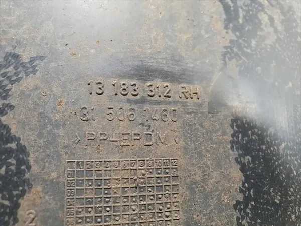 Vauxhall Vectra Front Wheel Arch 2007 13183312 image 5