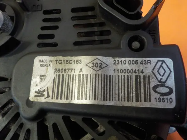 RENAULT SCENIC III 2.0 16V CVT Vaihtovirtageneraattori 231000543R image 6