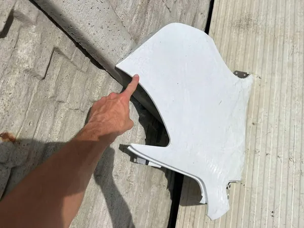 Fram Höger Skärm SPRINTER 907 910 Vit image 3