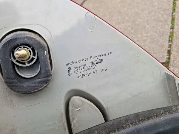 Rechter achterlicht Mercedes E-Class W211 2002-2006 image 7