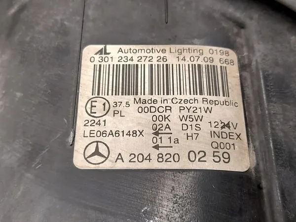 Rechter Koplamp Mercedes-Benz C W204 A2048200259 image 9