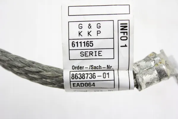 BMW Maadoituskaapeli OEM - Käytetty, Sopii G20 G30 G05 M3 M4 image 3