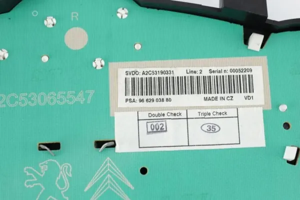 Tacho Peugeot 207 2006-2009 OEM 9662903880 image 7