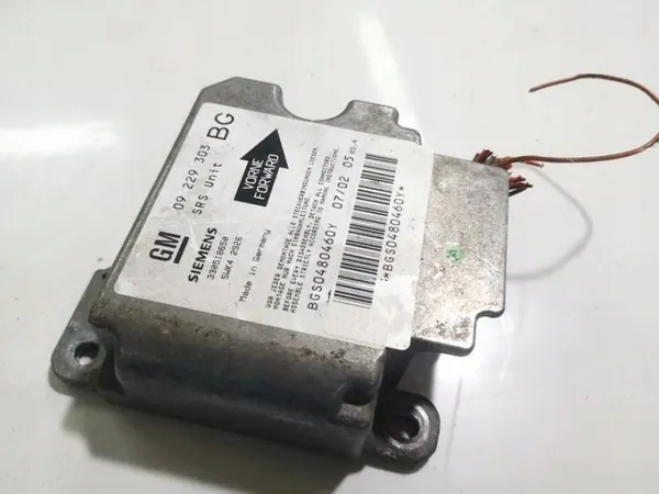 Module airbag OEM 09229303 pour Opel Zafira image 2