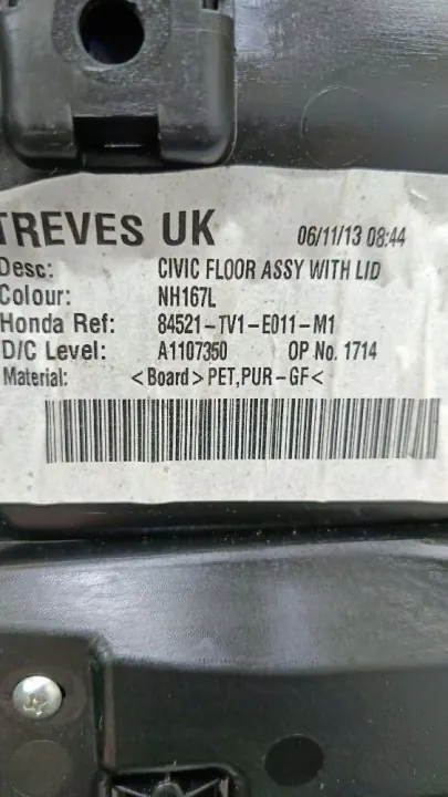 Honda Civic IX Kofferbakmat OEM 84521TV1E011M1 image 9