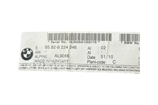 Pantalla navegación BMW OEM 9224346 para Serie 5 image 8