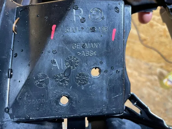 BMW 3 VI F30 F31 Lift 15-18 Supporto Paraurti Destro Anteriore image 10