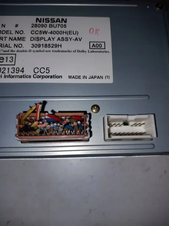 Display Nissan Almera OEM 28090 BU705 - Gebraucht image 3