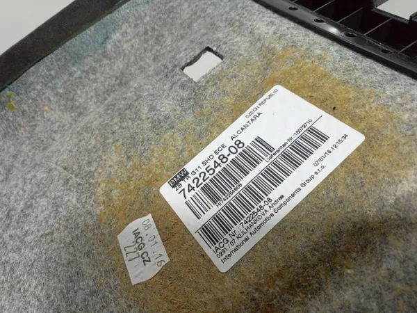 Plafonnier BMW 7 G11 M-Package OEM 7422548 Alcantara Noir image 7