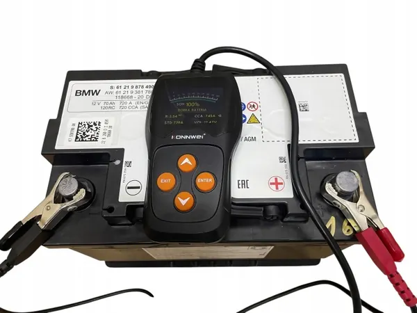 AGM-Batterie OEM 9878490 12V 70Ah 720A BMW image 5