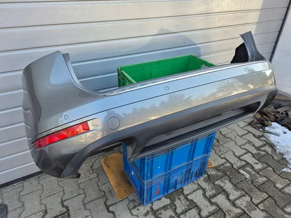 Paraurti posteriore completo VW Touareg II 7P PDC LM7W image 2