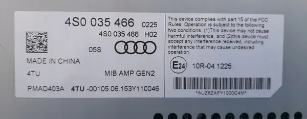 Bang & Olufsen Vahvistin Audi R8 OEM 4S0035466 image 5