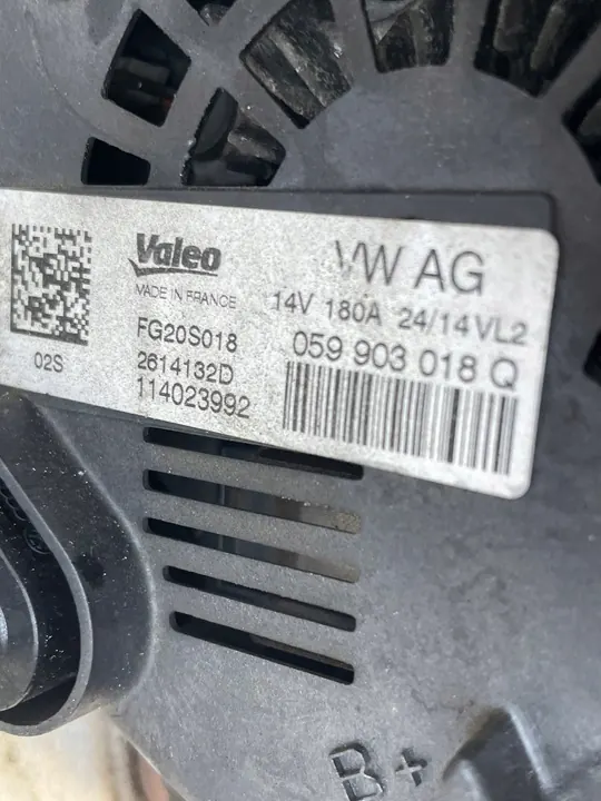 AUDI A6 A7 C7 3.0 TDI Vaihtovirtageneraattori image 4