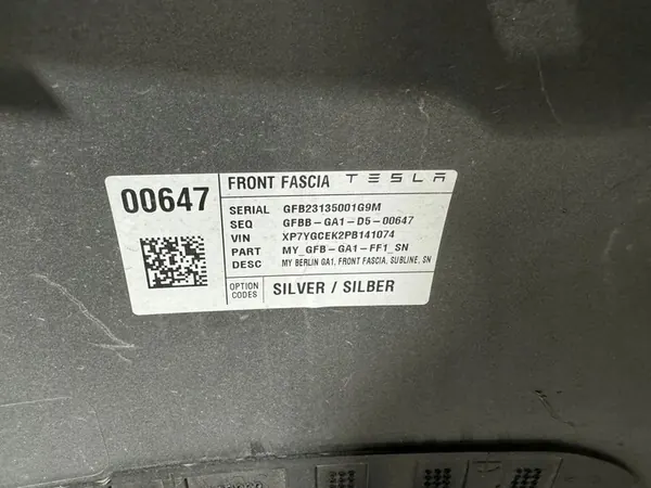 Paraurti anteriore Tesla Model Y image 7