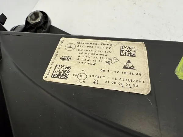 LINKER MULTIBEAM LED-LAMP MERCEDES W213 E CLASS A2139066504KZ image 6