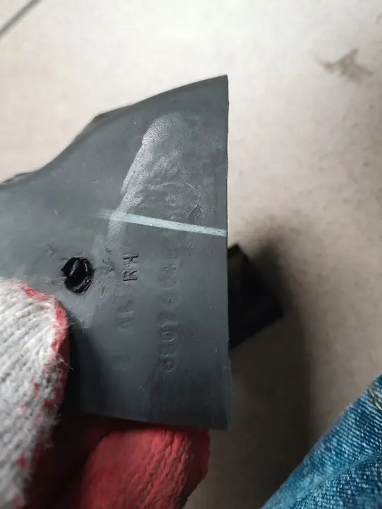 FIAT 500 595 ABARTH 2015 Sello de Puerta Derecho Negro OEM image 2