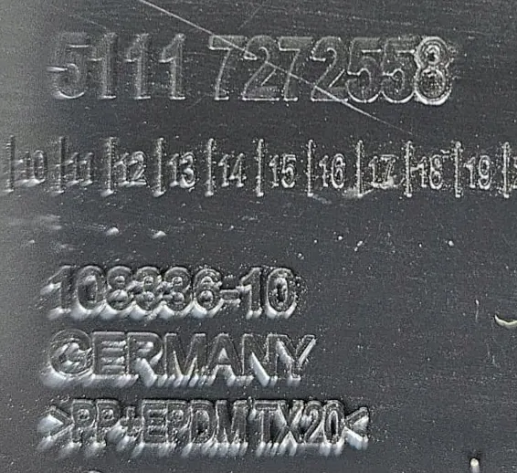 Griglia paraurti anteriore destra BMW 1 F20 F21 51117272558 image 2